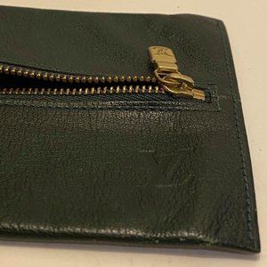 Authentic Louis Vuitton Taiga Leather Zipper Case